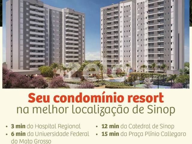 #777 - Apartamento para Venda em Sinop - MT - 1